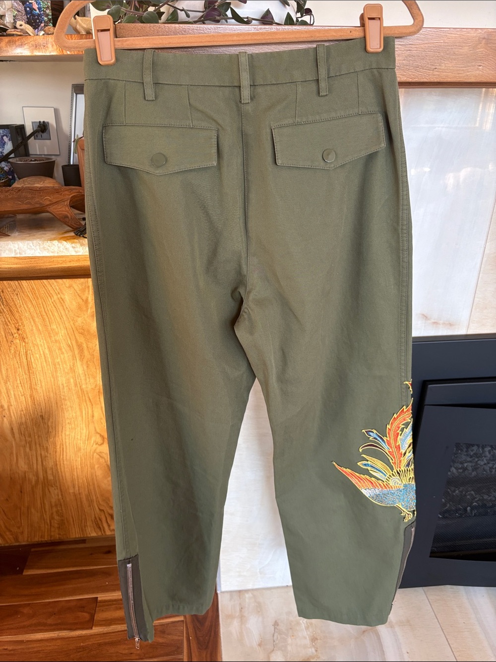 Sandro Paris Cotton Military Pants - Picture 6 of 6